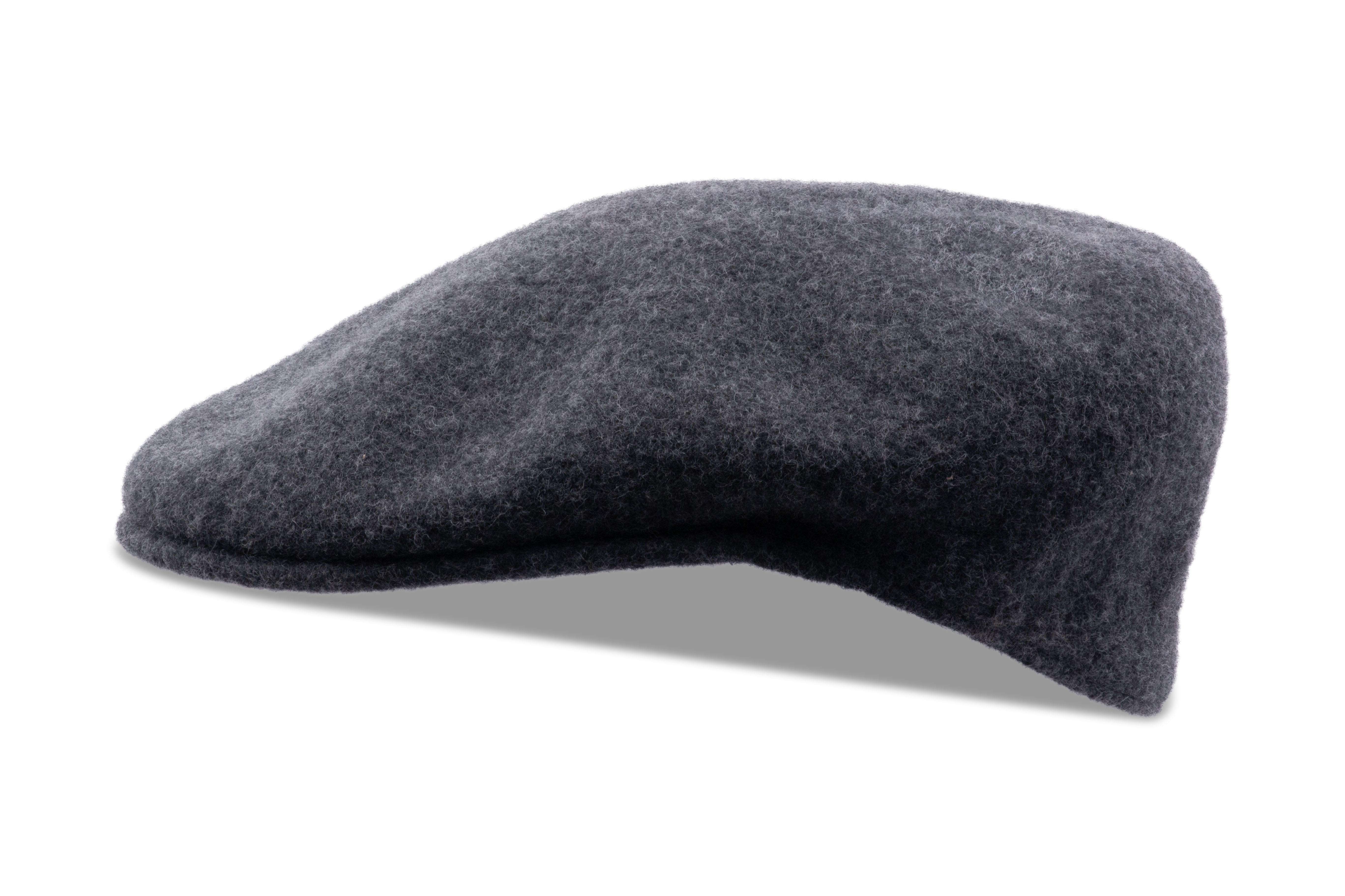 Kangol 504 Wool Felt Hat for Men and Women - Dark Flannel - L