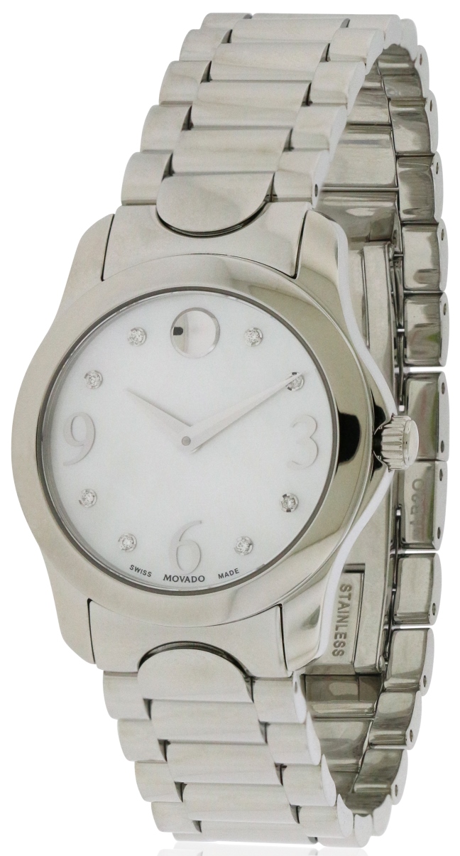 Movado Moda Stainless Steel Ladies Watch 0606696