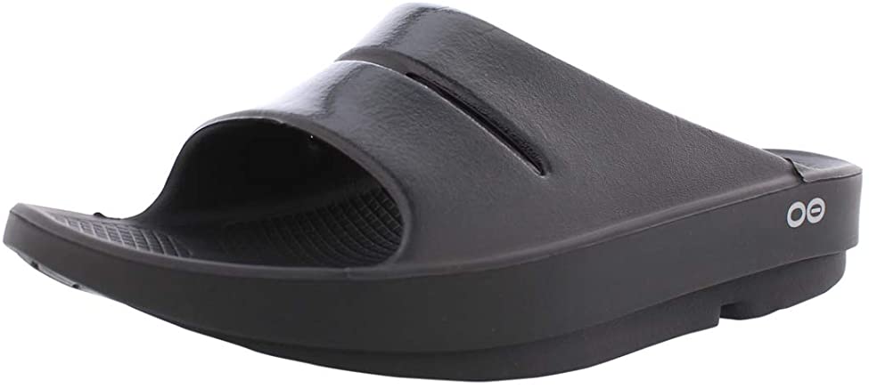 OOFOS - Unisex OOahh Sport - Post Run Recovery Slide Sandal - Black - M5/W7