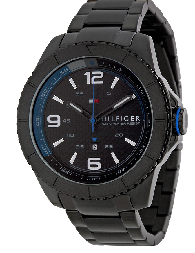 Tommy Hilfiger Black PVD Stainless Steel Mens Watch 1791001