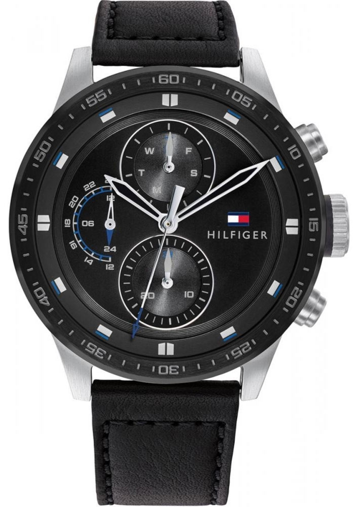Tommy Hilfiger Leather Multifunction Mens Watch 1791810