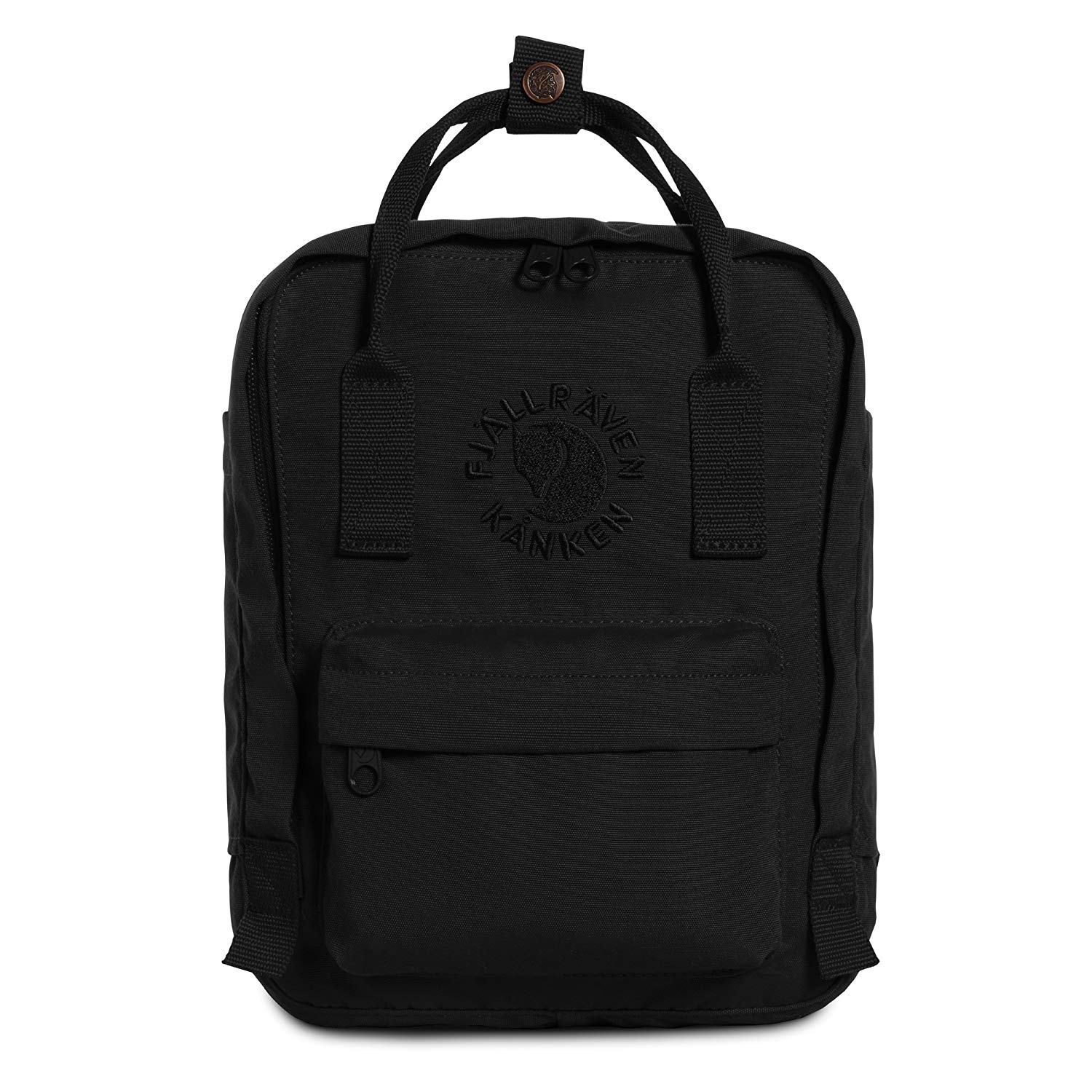 Fjallraven - Re-Kanken Mini Special Edition Recycled Backpack for Everyday - Black - (Open Box)
