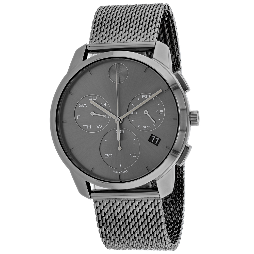 Movado Bold Thin Chronograph Grey Mens Watch 3600635