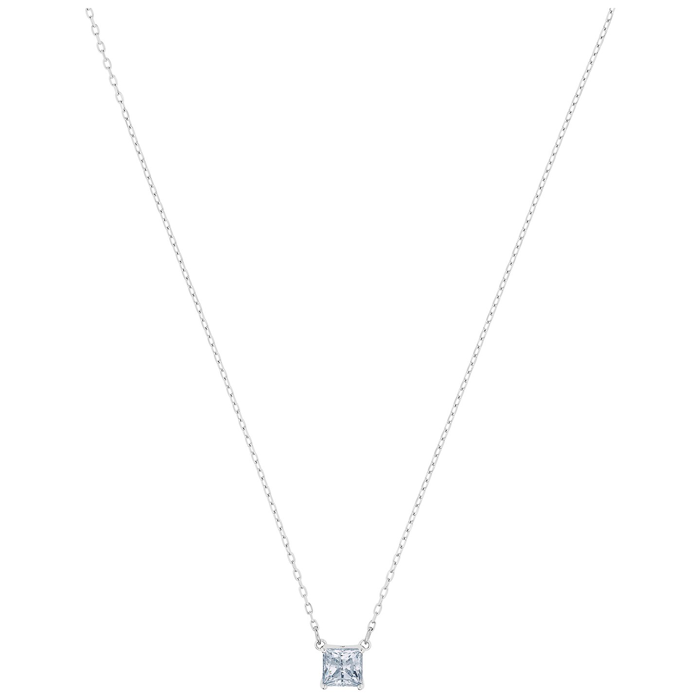 Swarovski Attract Necklace - White - Rhodium Plated - 5510696