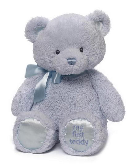 GUND Baby GUND My 1st Teddy Plush Toy - Blue - 15 Inch