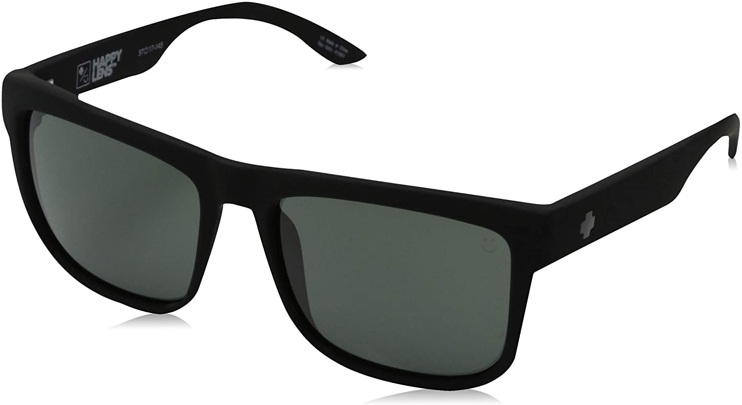 Spy Optic Discord Sunglasses - Soft Matte Black/Happy Gray/Green - 57 mm