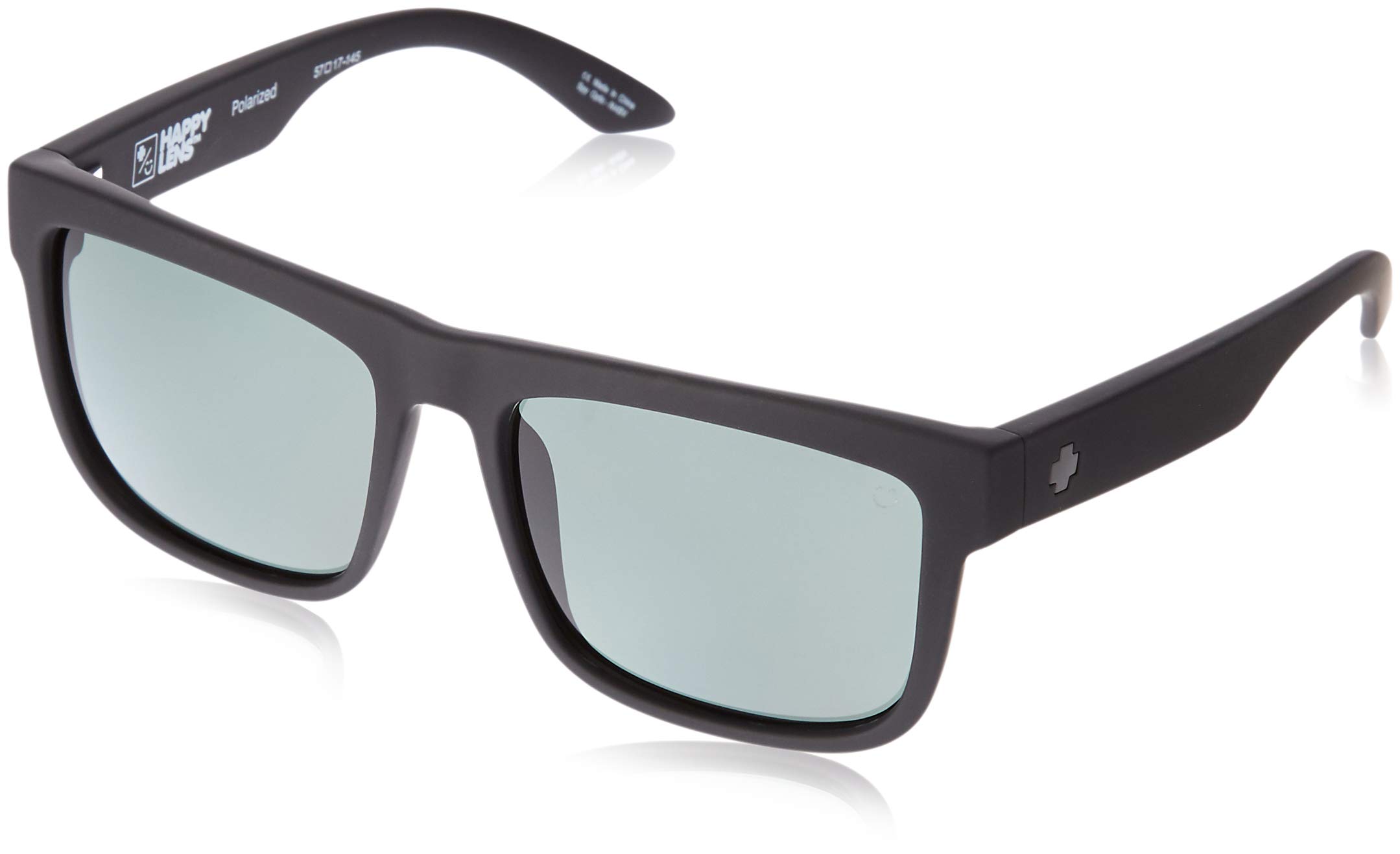 Spy Optic Discord Polarized Sunglasses - Soft Matte Black/Happy Gray/Green Polar - 57 mm