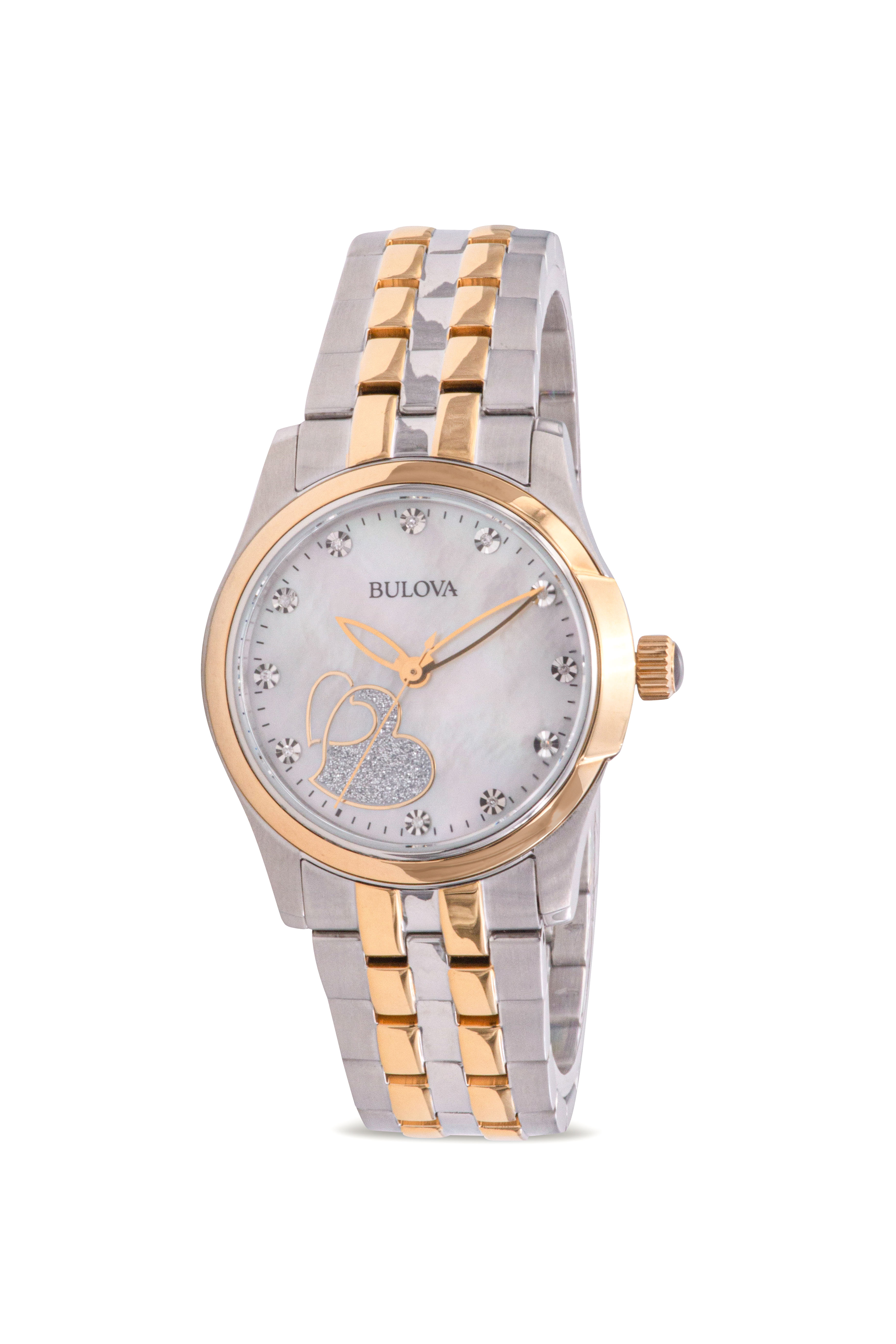 Bulova Classic Two-Tone Diamond Ladies Watch 98P152