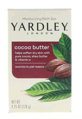 Yardley Moisturizing Bar Cocoa Butter 4 oz 4 pk