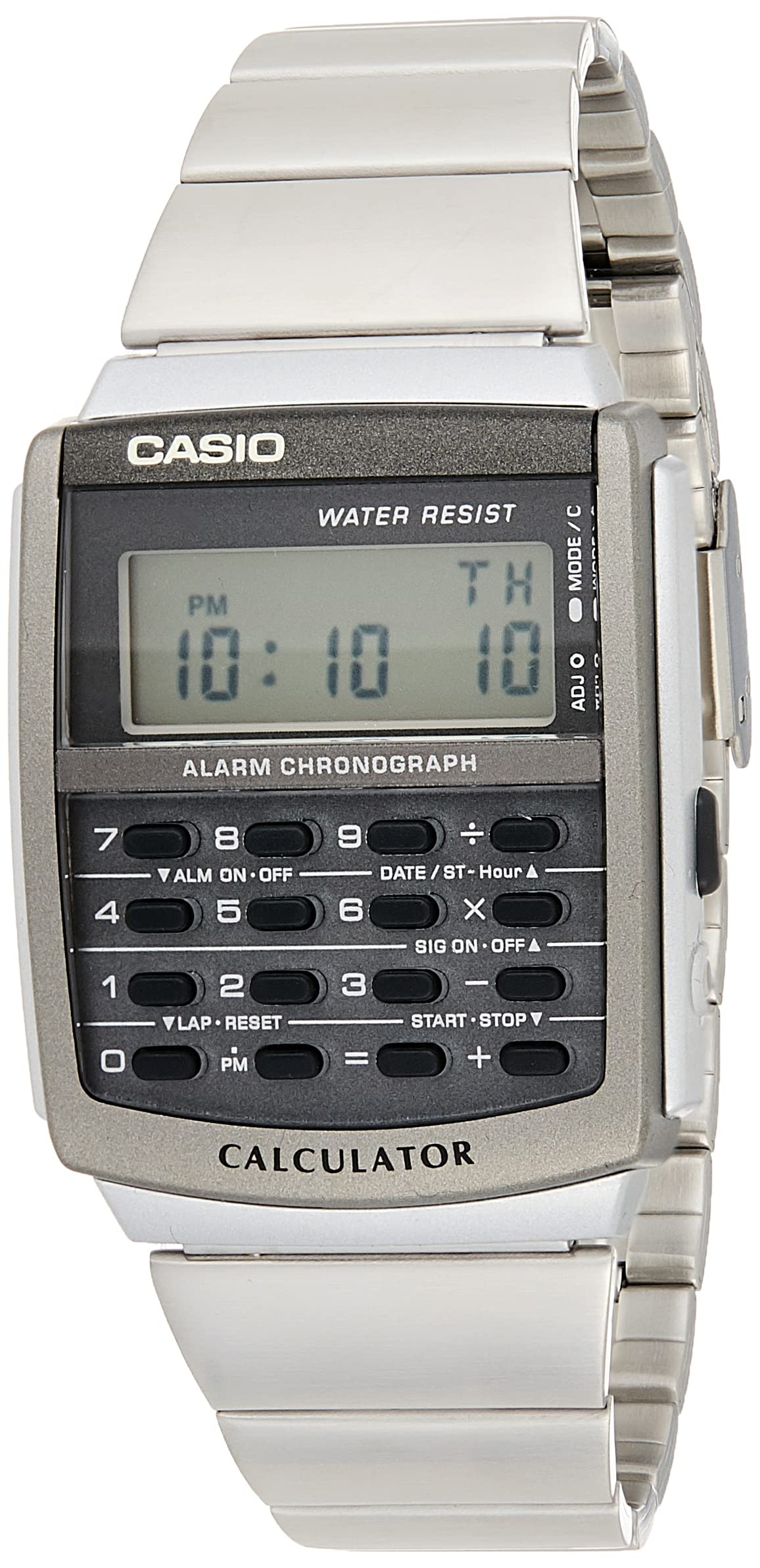 Casio Classic Quartz Calculator Mens Watch CA-506-1DF