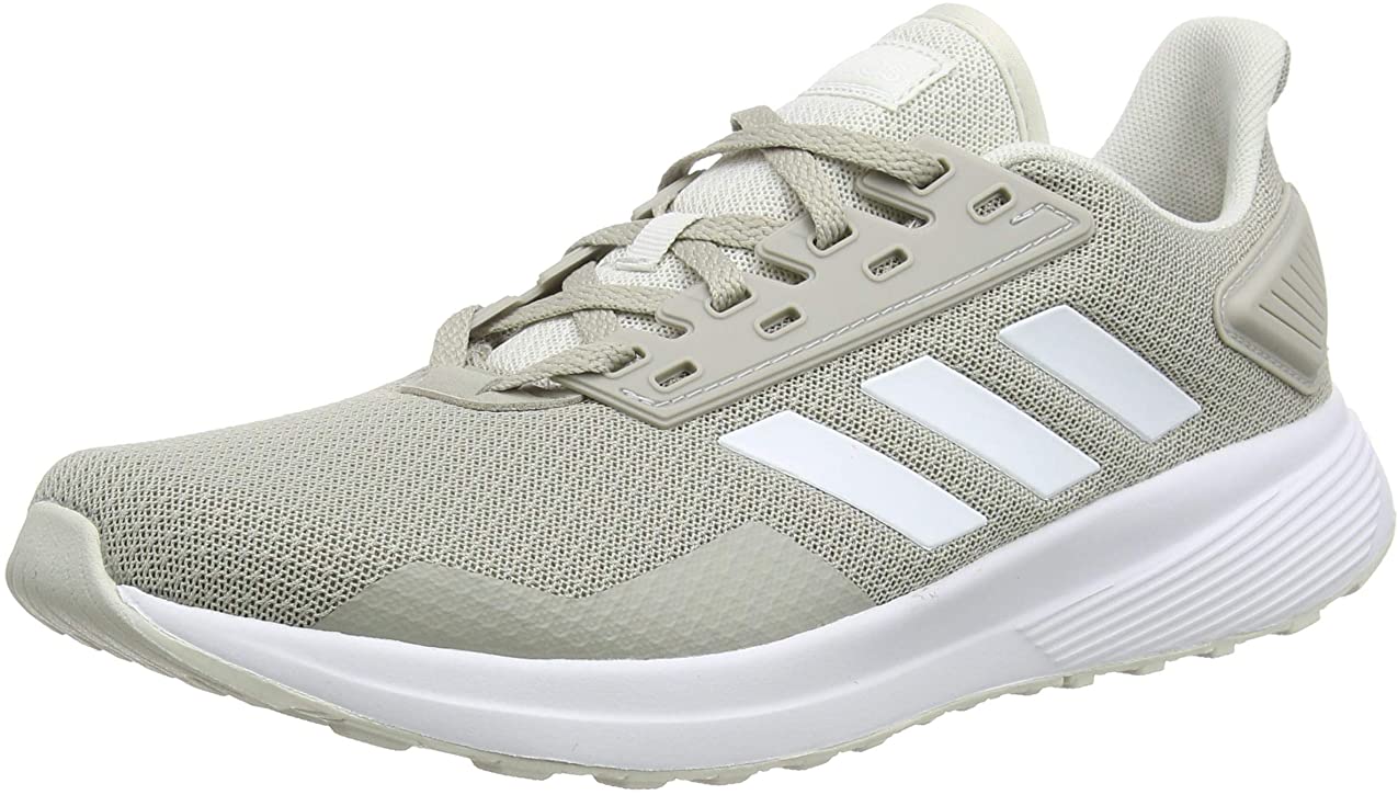 adidas Mens Duramo 9 Running Shoe Sneakers - Metal Grey/Cloud White/Orbit Grey - 7