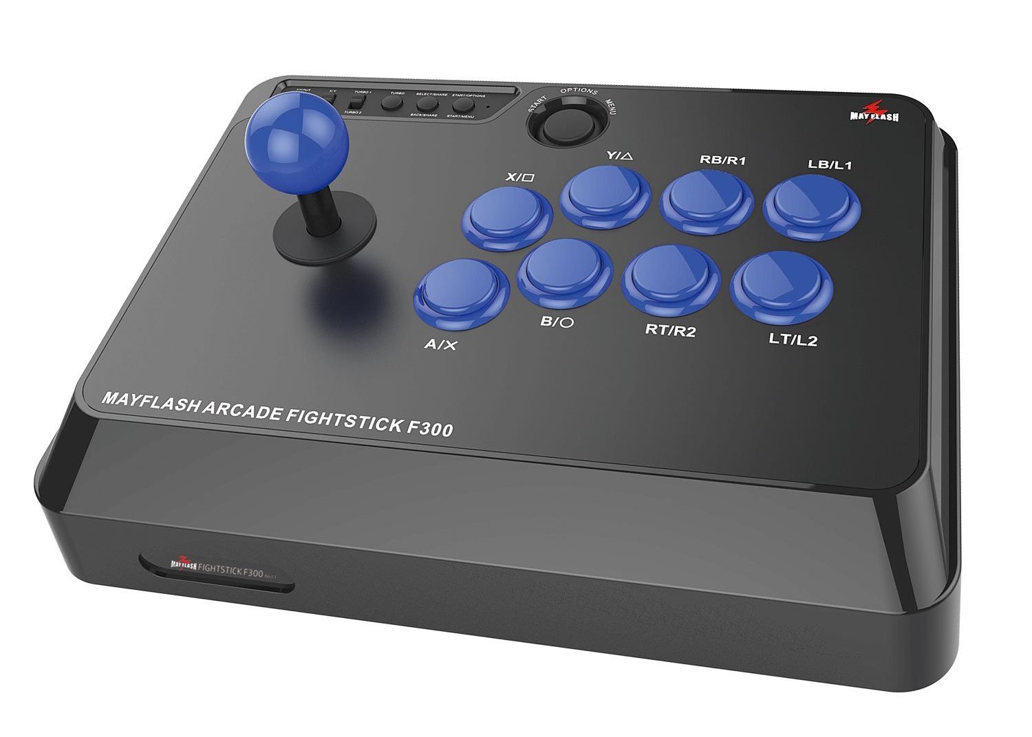 Mayflash Arcade Fight Stick Joystick for PS4 PS3 XBOX ONE 360 PC & SWITCH - F300 - (Open Box)