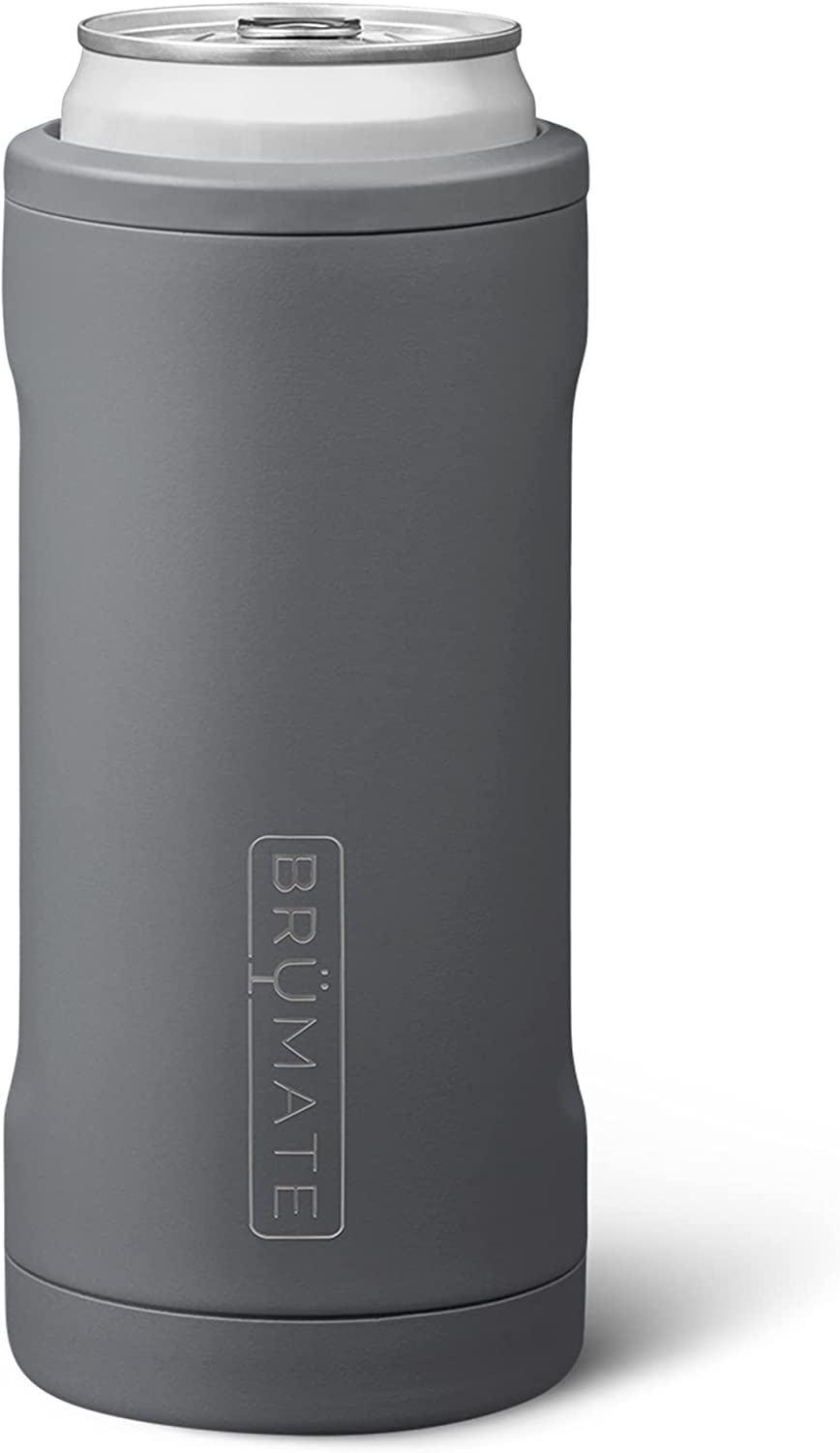 Brumate Hopsulator Slim Insulated Slim Can-Cooler - Matte Gray