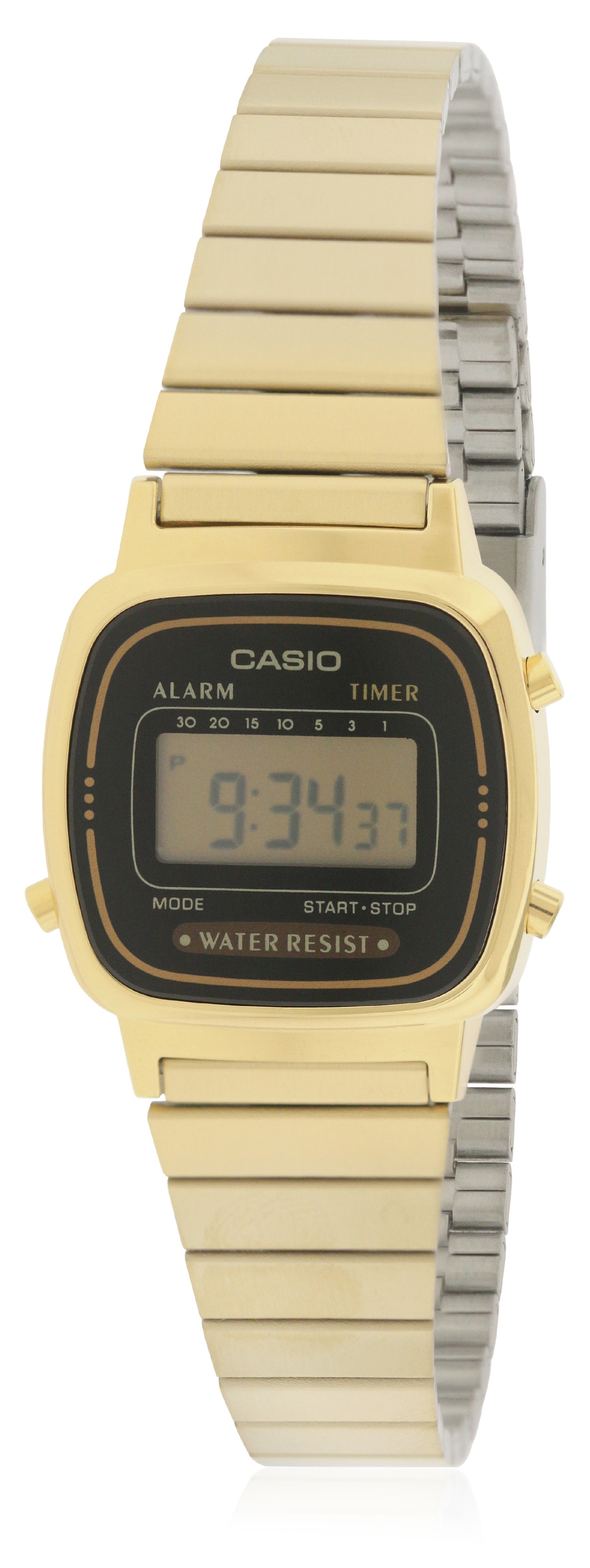 Casio Gold-Tone Digital Ladies Watch LA670WGA-1D