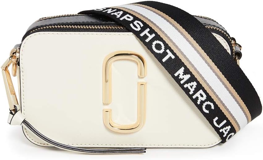 Marc Jacobs Womens The Snapshot Crossbody Bag - New Cloud White Multi