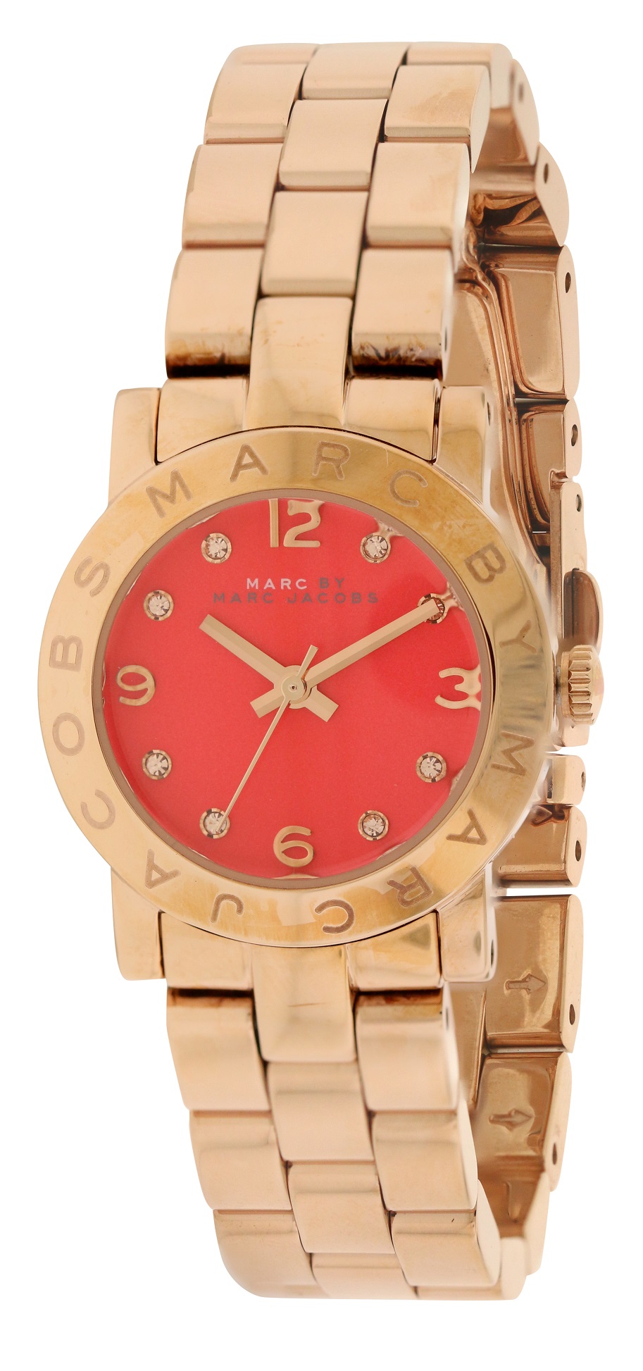 Marc by Marc Jacobs Amy Gold-Tone Ladies Watch MBM3305