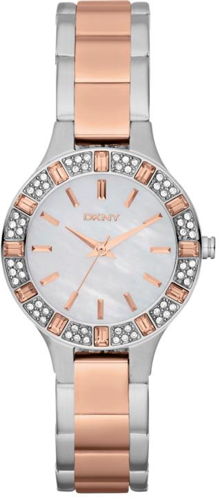 DKNY Two-Tone Crystal Ladies Watch NY8812