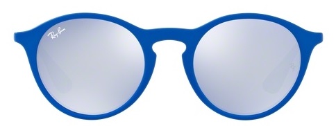 Ray-Ban Blue Gunmetal Grey Lens Sunglasses RB4243-62631U-49