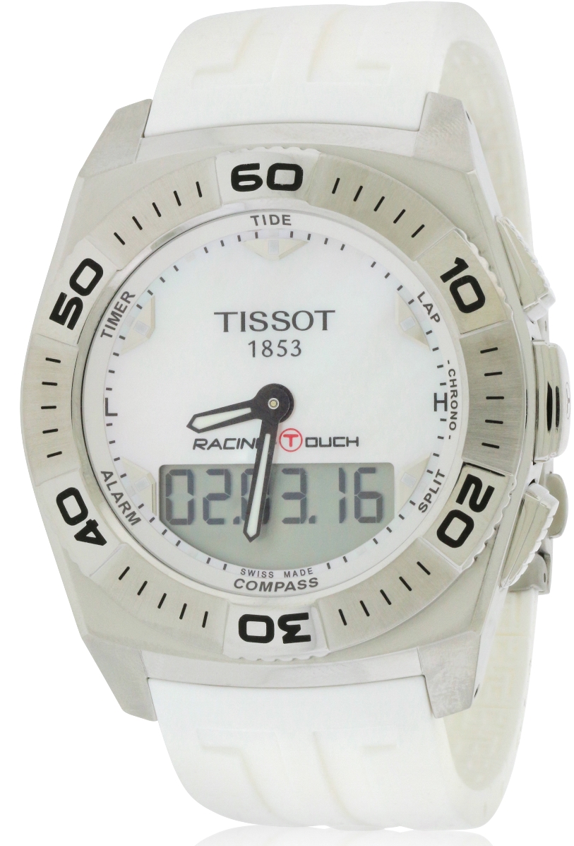 tissot racing touch white