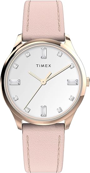 Timex Easy Reader Leather Womens Watch TW2V76600