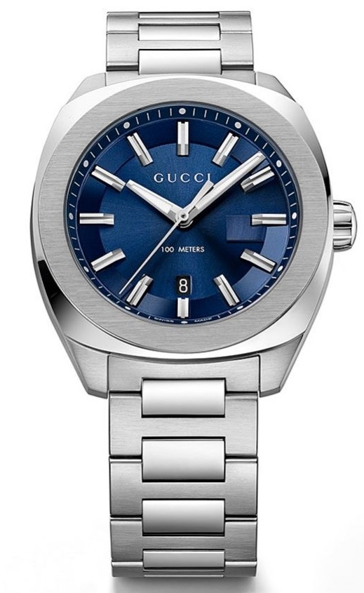 Gucci Stainless Steel Mens Watch YA142303