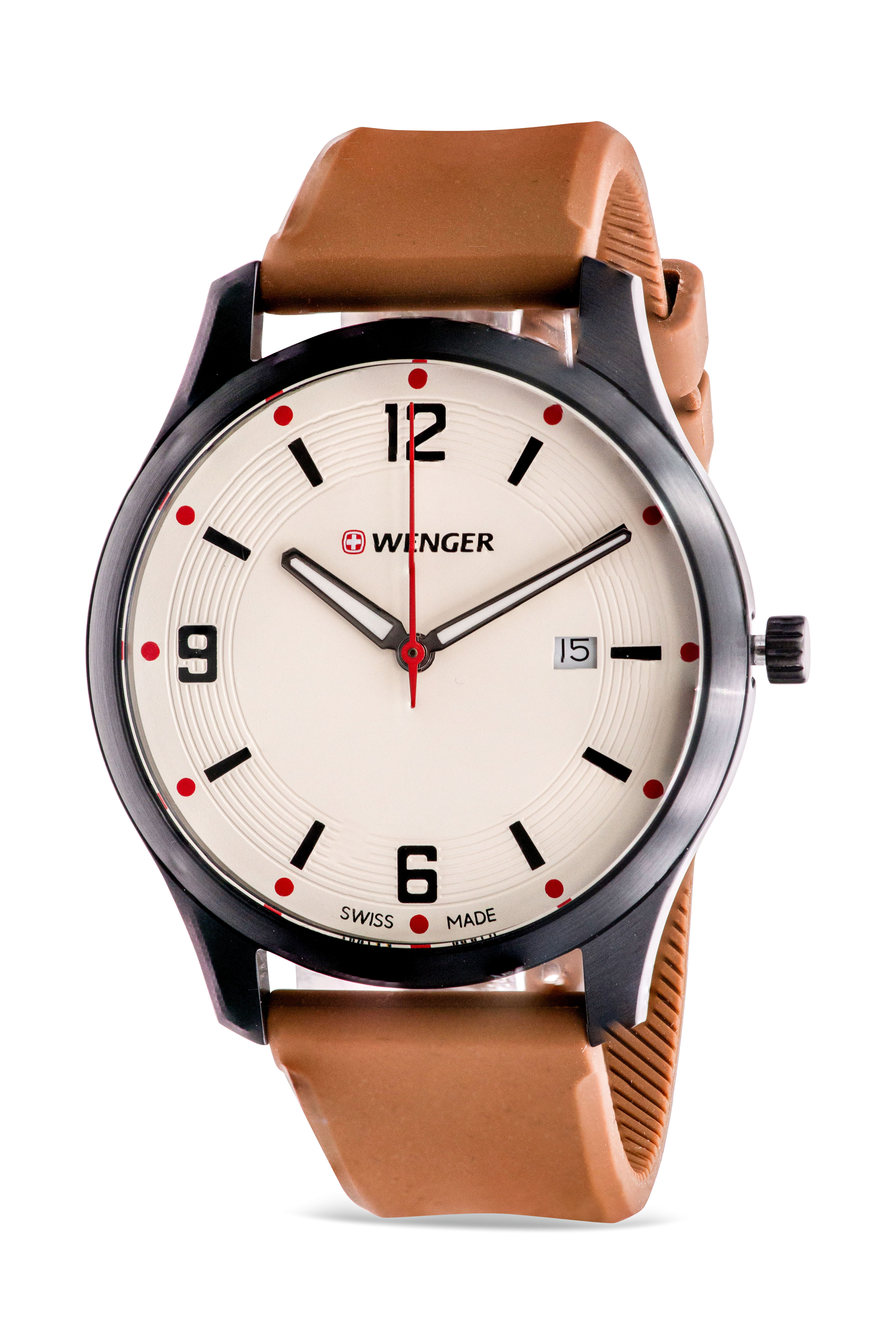 Wenger City Active Leather Mens Watch 01.1441.124