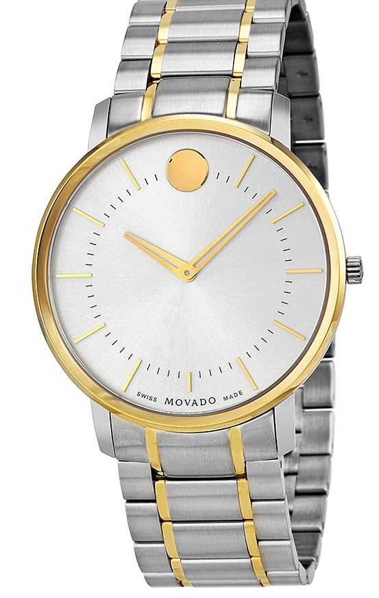 Movado Two-Tone Stainless Steel Mens Watch 0606689