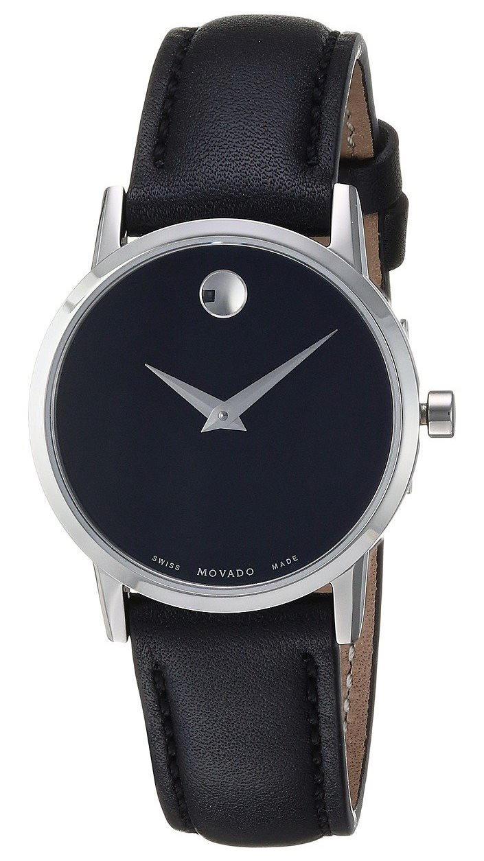 Movado Museum Classic Leather Ladies Watch 0607274