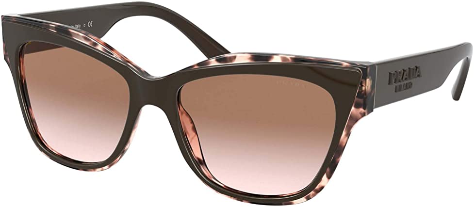 Prada PR 23XS Brown/Light Brown Shaded 53/16/140 Womens Sunglasses