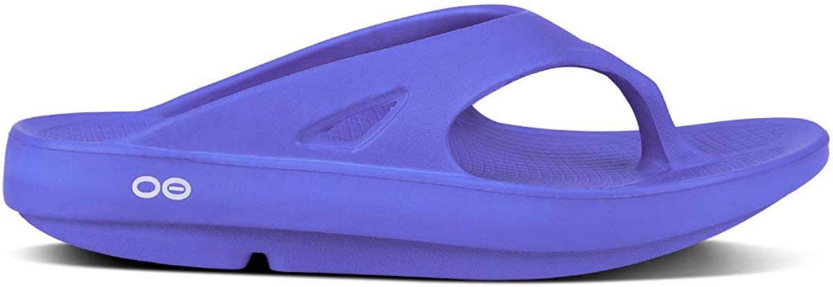 OOFOS Unisex Original Thong Flip Flop Sandal - Periwinkle - M13/W15