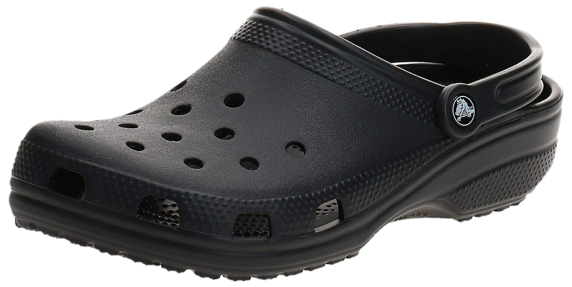 Crocs Unisex Classic Clogs - Black - M4W6