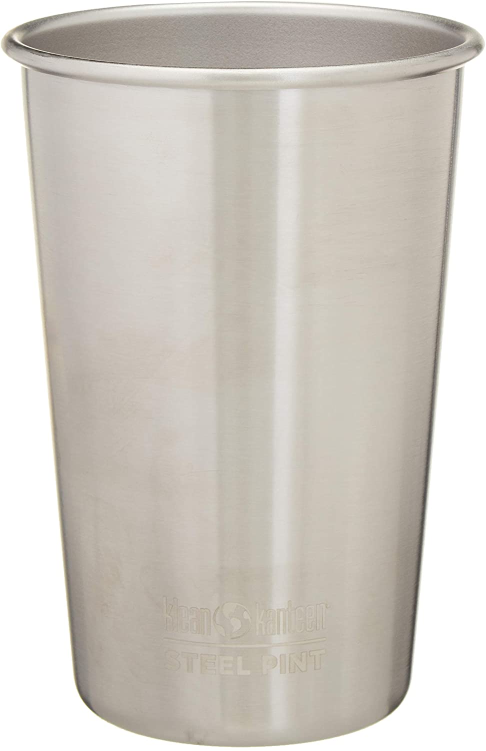 Klean Kanteen Single Wall Stainless Steel Cups, Pint Glasses in 10oz/16oz/20oz - Brushed Stainless