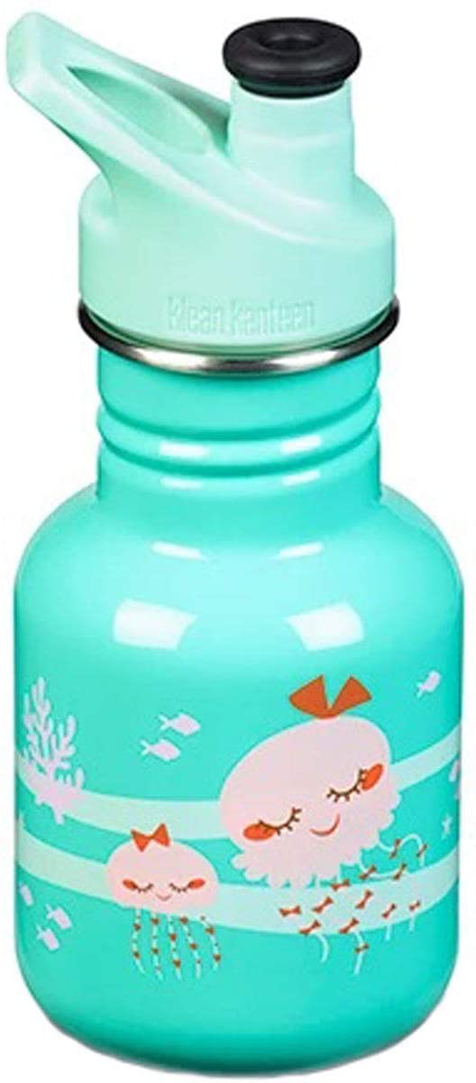 Klean Kanteen Kid Classic 12oz Bottle with Kid Sport Cap 3.0 - Jellyfish