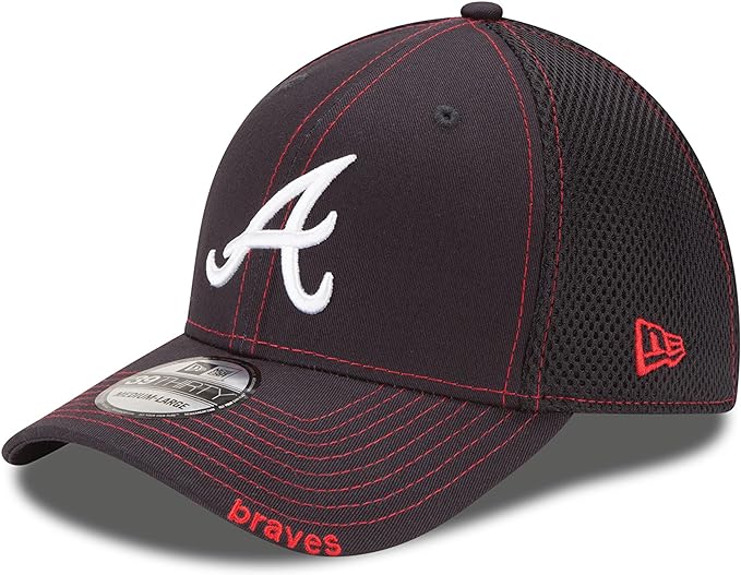 New Era Atlanta Braves Neo 39THIRTY Stretch Fit Cap- S/M