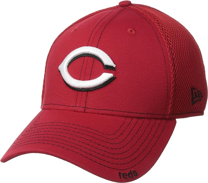 New Era MLB Cincinnati Reds Neo Fitted Baseball Cap - Scarlet - Medium/Large