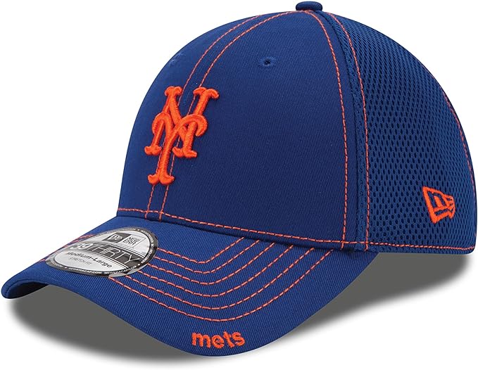 New Era MLB New York Mets Neo Fitted Baseball Cap - Royal - Small/Medium