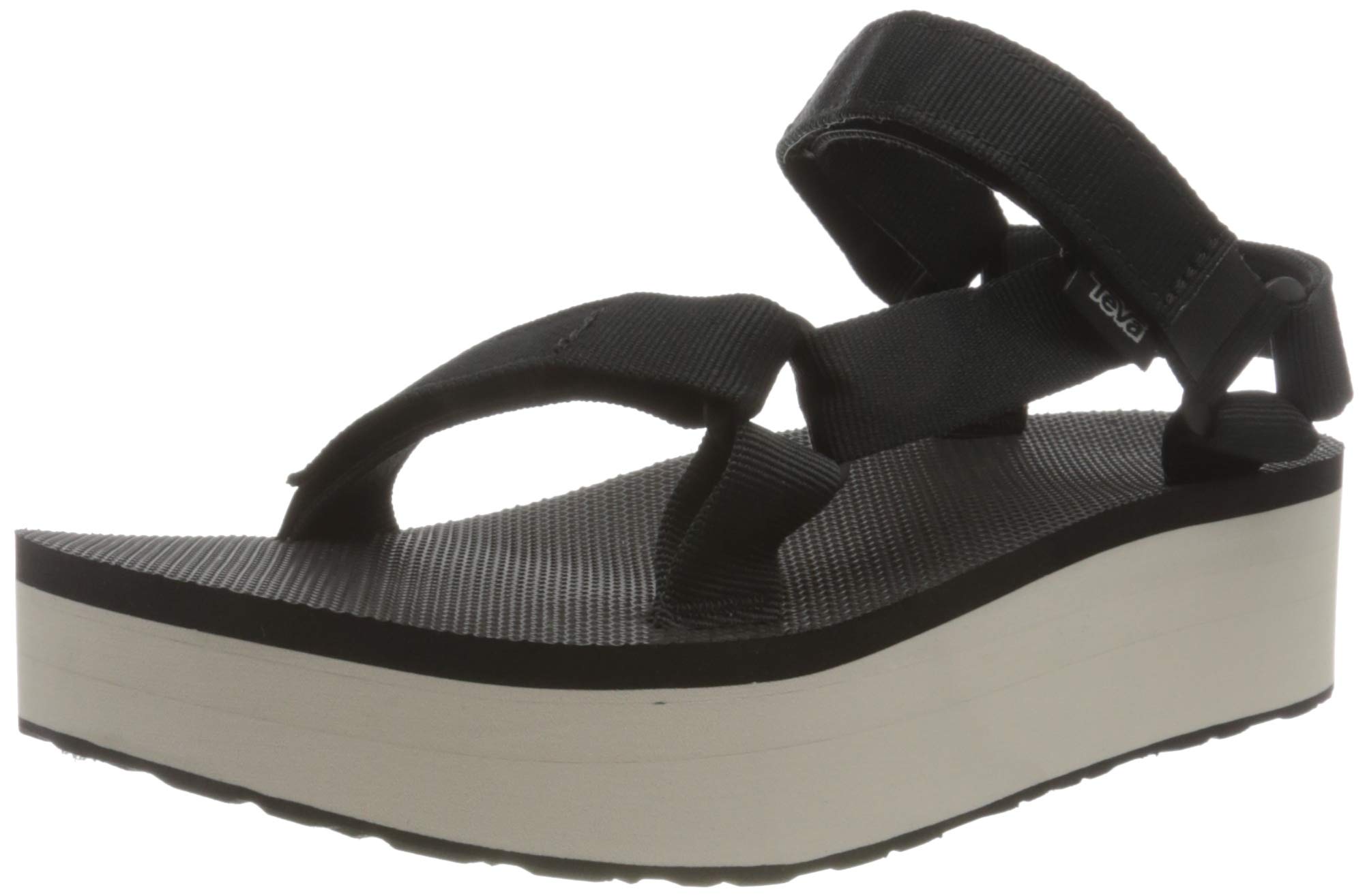 Teva Flatform Universal Sandal - Black/Tan - 6