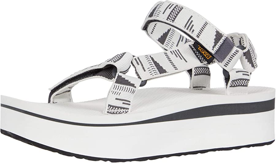 Teva Flatform Universal Sandal - Chara Bright White - 7