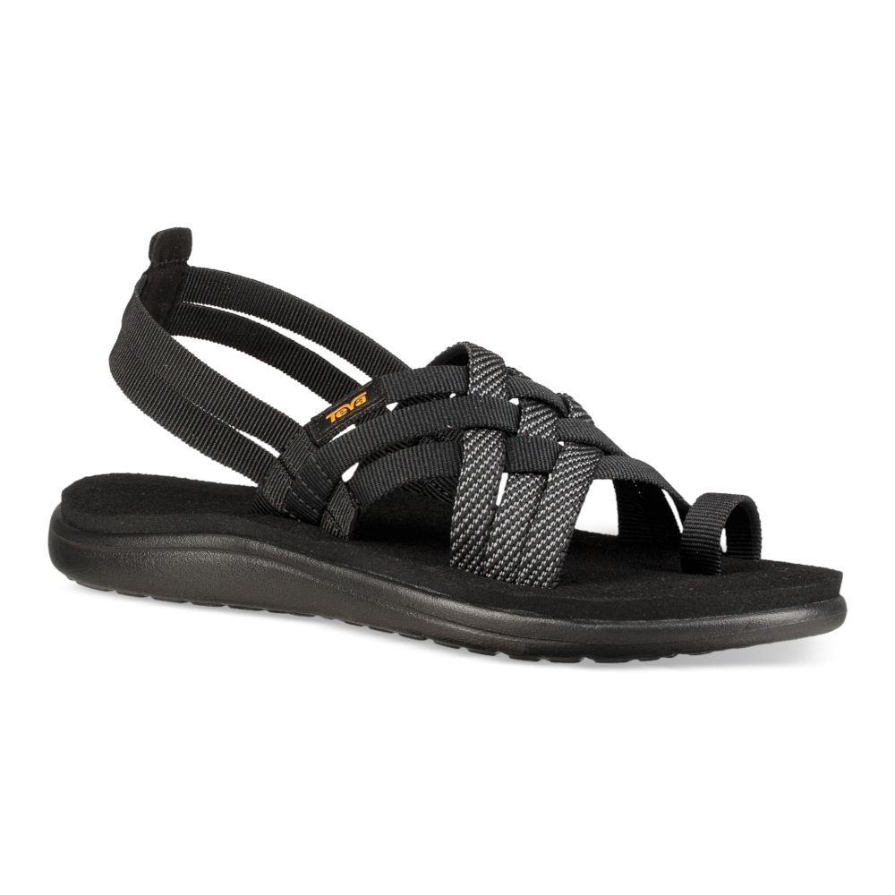 Teva Womens Voya Strappy Sandals - Hera Black - 10