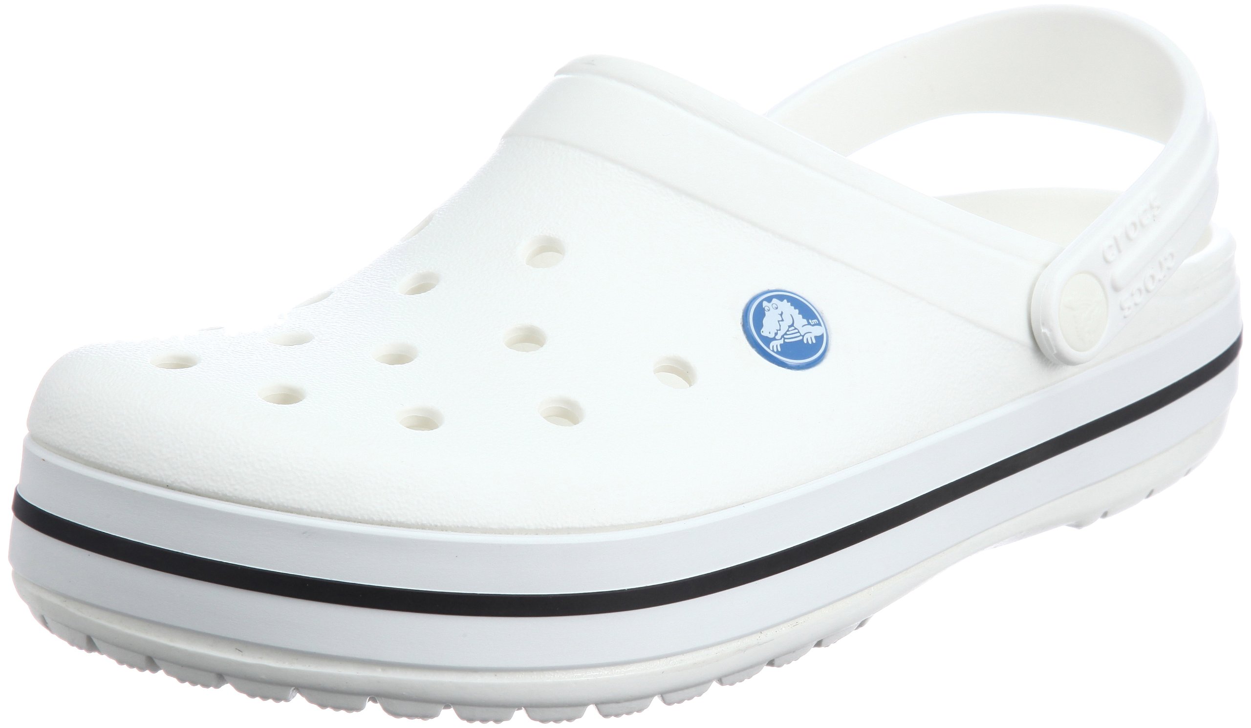 Crocs Unisex Crocband Clogs - White - M7W9