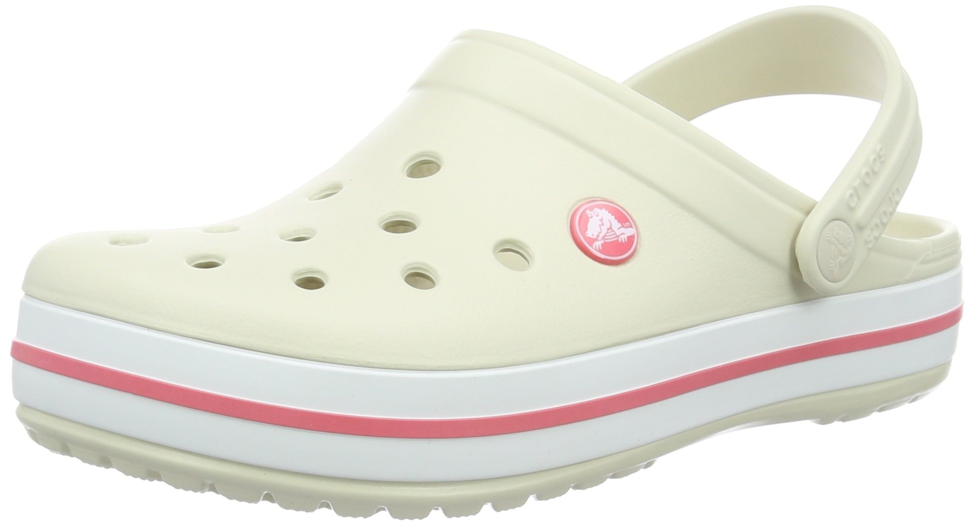 Crocs Unisex Crocband Clogs - Stucco/Melon - M9/W11