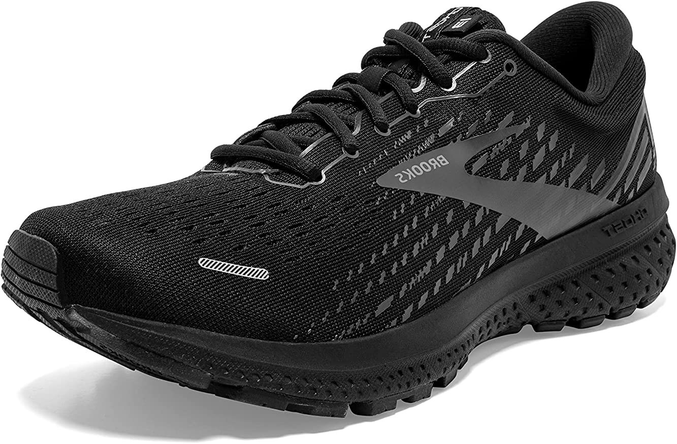 Brooks Ghost 13 Mens Road Running Shoes - Black - 10