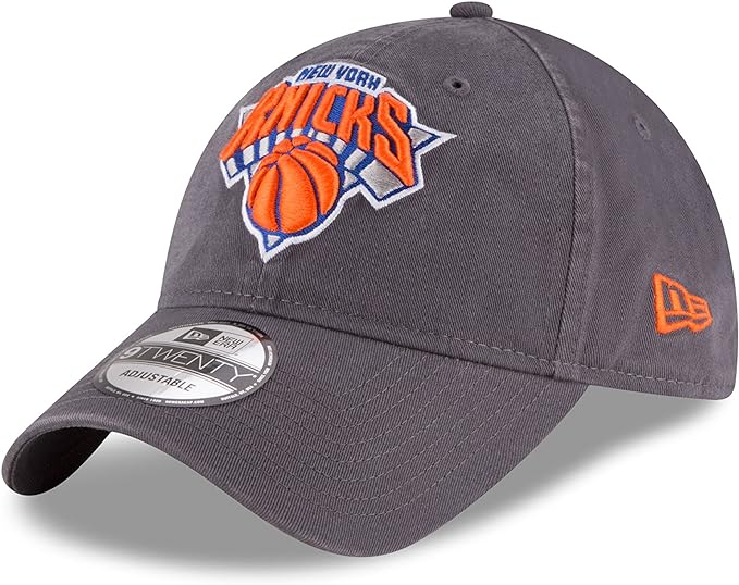 New Era 9Twenty NBA NY Knicks Core Classic Cap - Adjustable - Gray
