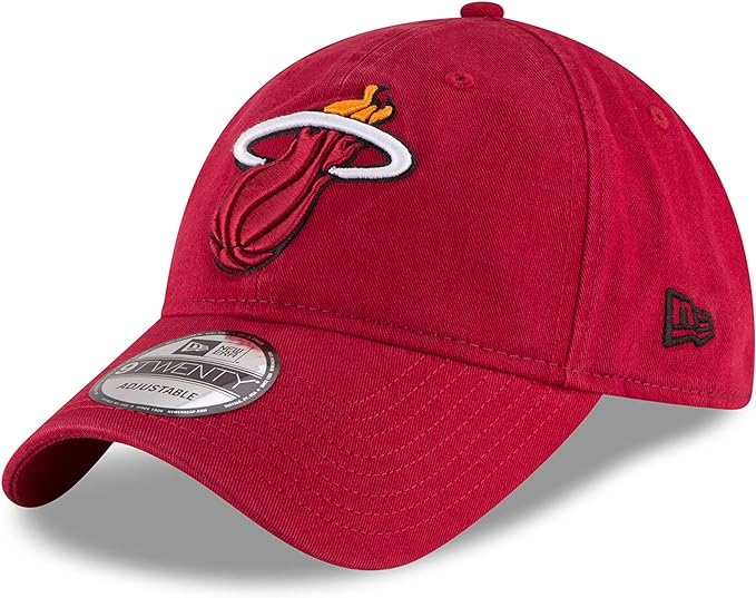 New Era 9Twenty NBA Miami Heat Core Classic Cap - Adjustable - Red