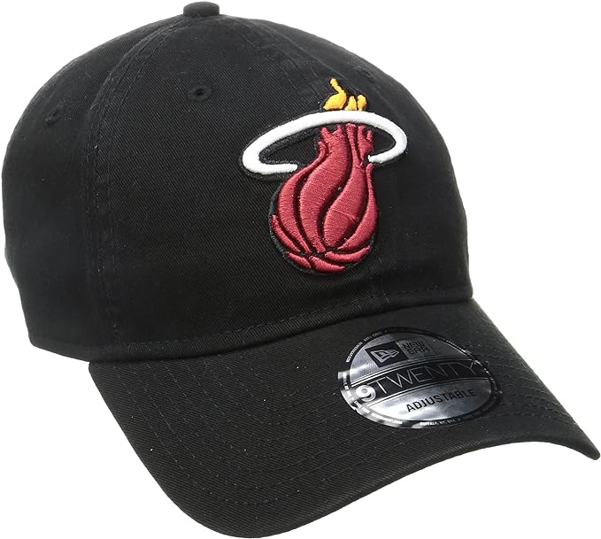 New Era 9Twenty NBA Miami Heat Core Classic Cap - Adjustable - Black