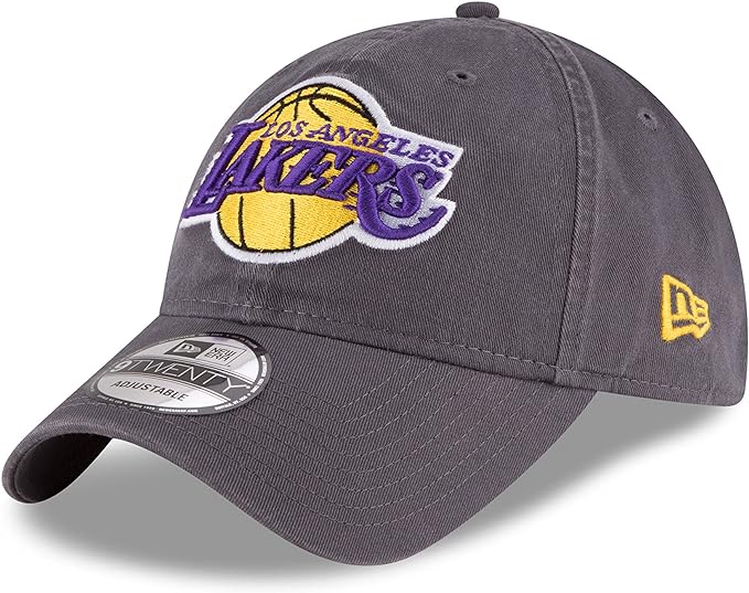New Era 9Twenty NBA LA Lakers Core Classic Cap - Adjustable - Gray