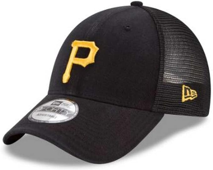 New Era 9Forty MLB Pittsburgh Pirates Trucker Baseball Cap  - Adjustable - Black