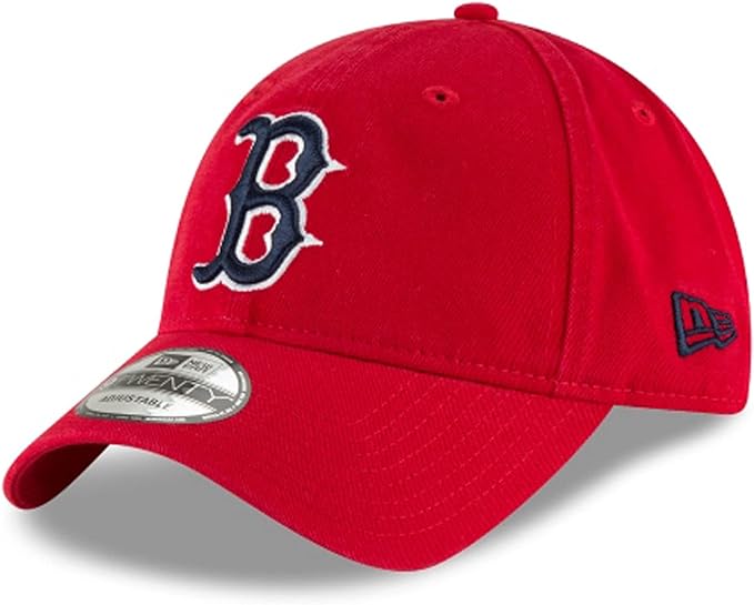 New Era 9Twenty MLB Boston Red Sox Core Classic 920 Cotton Cap - Adjustable - Red
