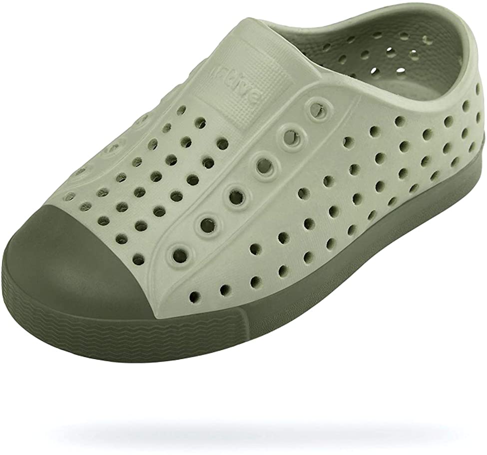 Native Jefferson Kids/Junior Shoes - Basalt Green/Olivine Green - J2
