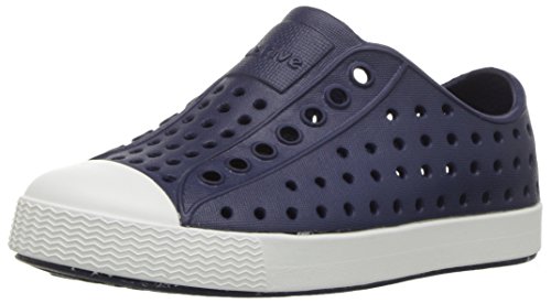 Native Jefferson Kids/Junior Shoes - Regatta Blue/Shell White - J3